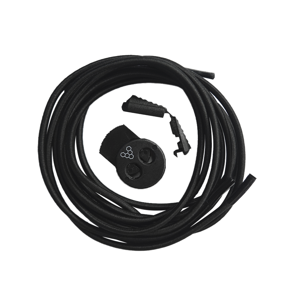 Toggle Laces Adult Plain Black