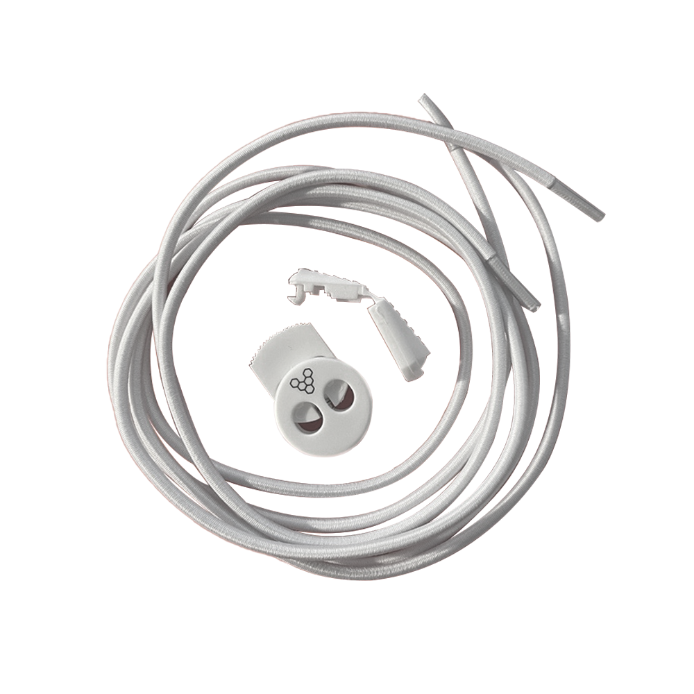 Toggle Laces Adult Plain White