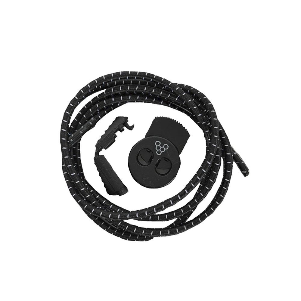 Toggle Laces Kids Striped Black