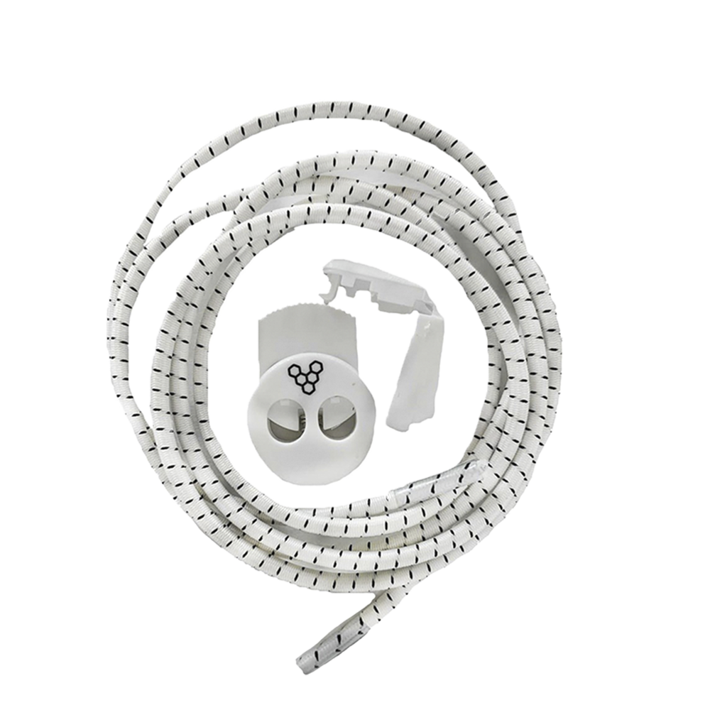 Toggle Laces Adult Striped White